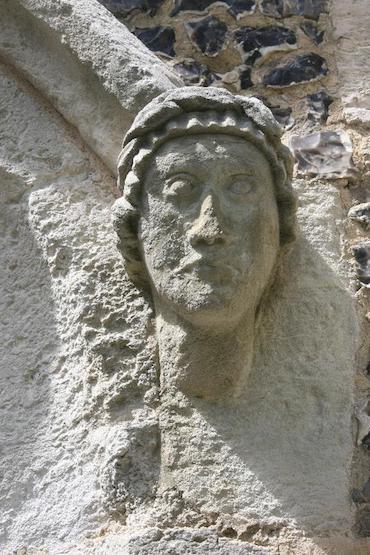 Exterior detail of the church